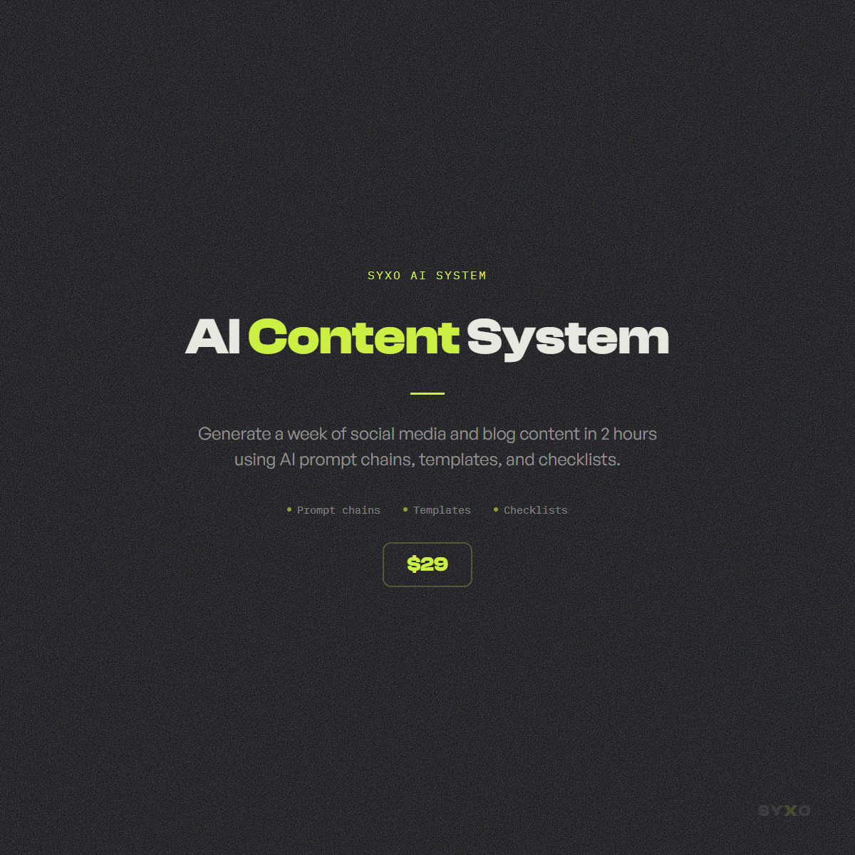 AI Content System