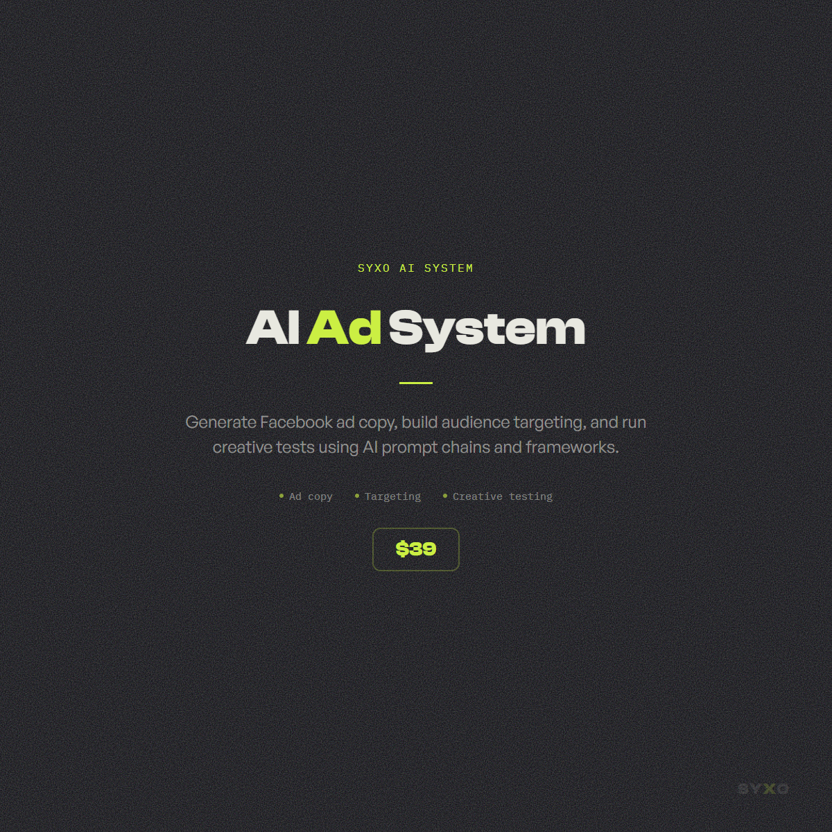 AI Ad System