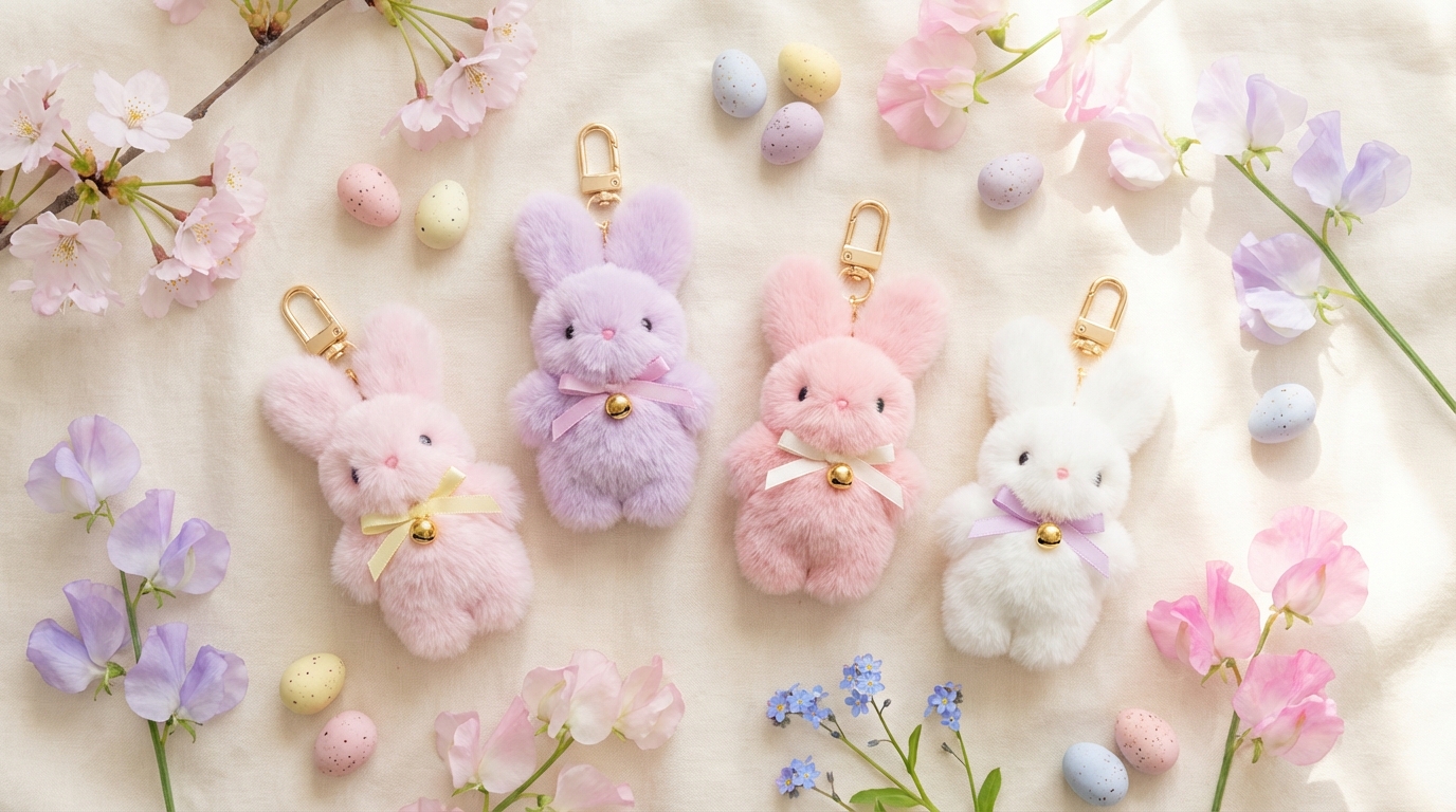 Easter Bunny Bag Charms
