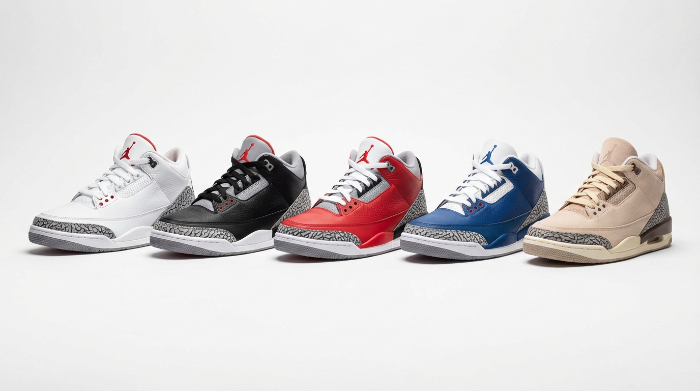 Jordan 3 Retro — 5 Pack