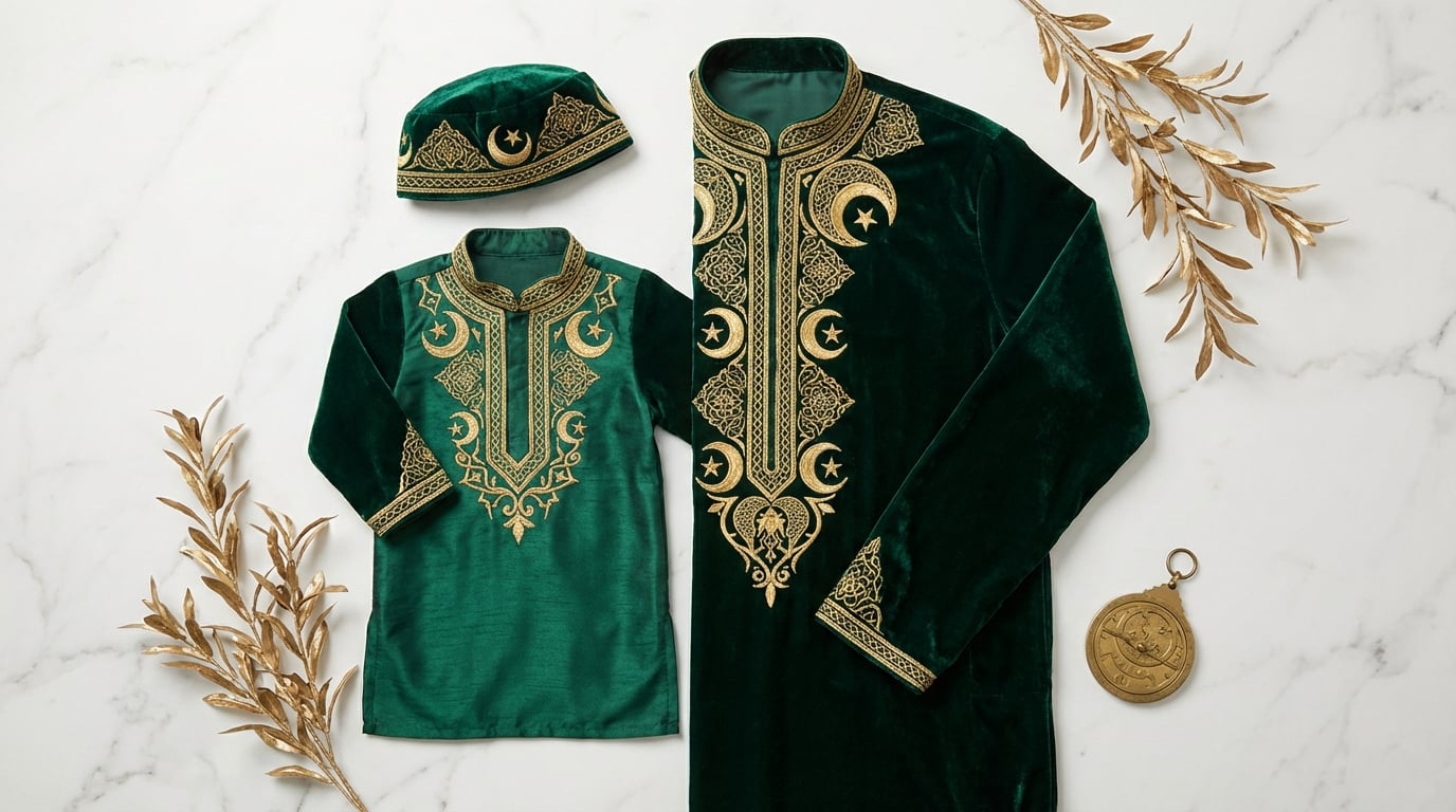 Eid Mubarak Matching Set