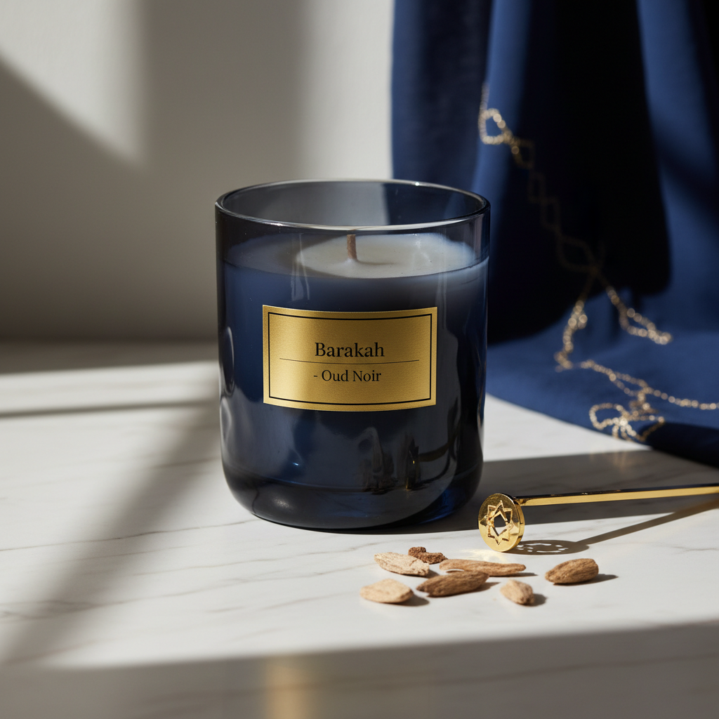Barakah — Oud Noir Kerze