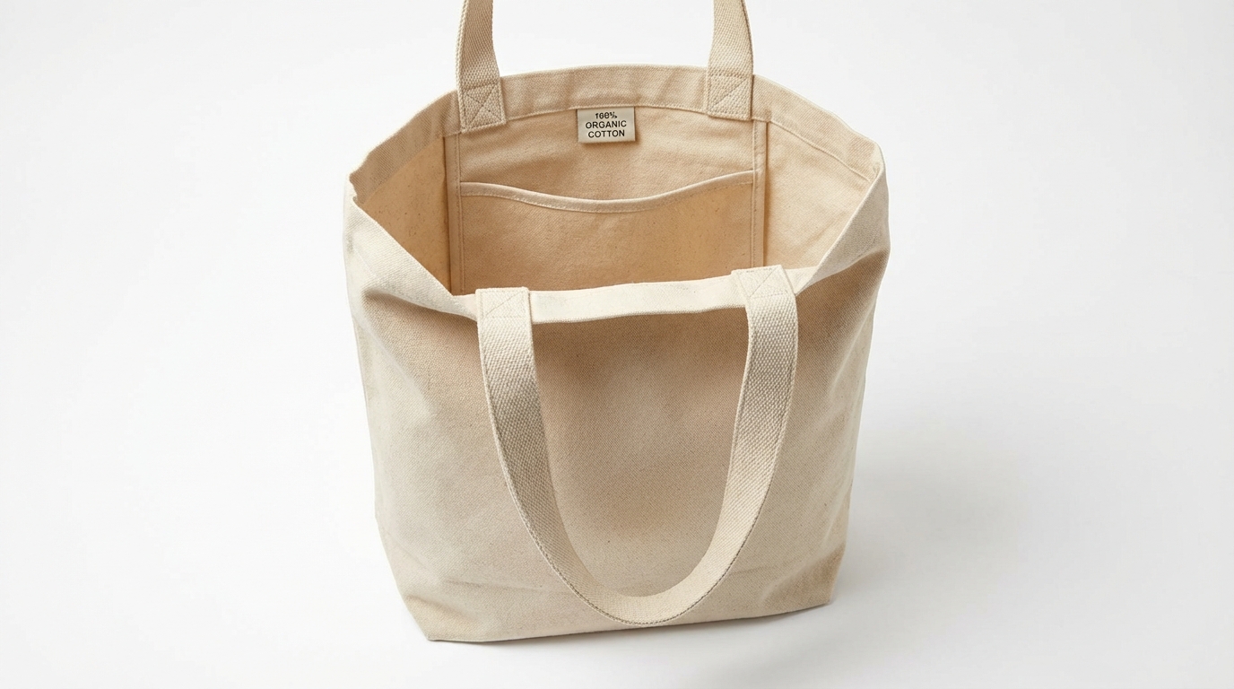 Cotton Canvas Tote Bag