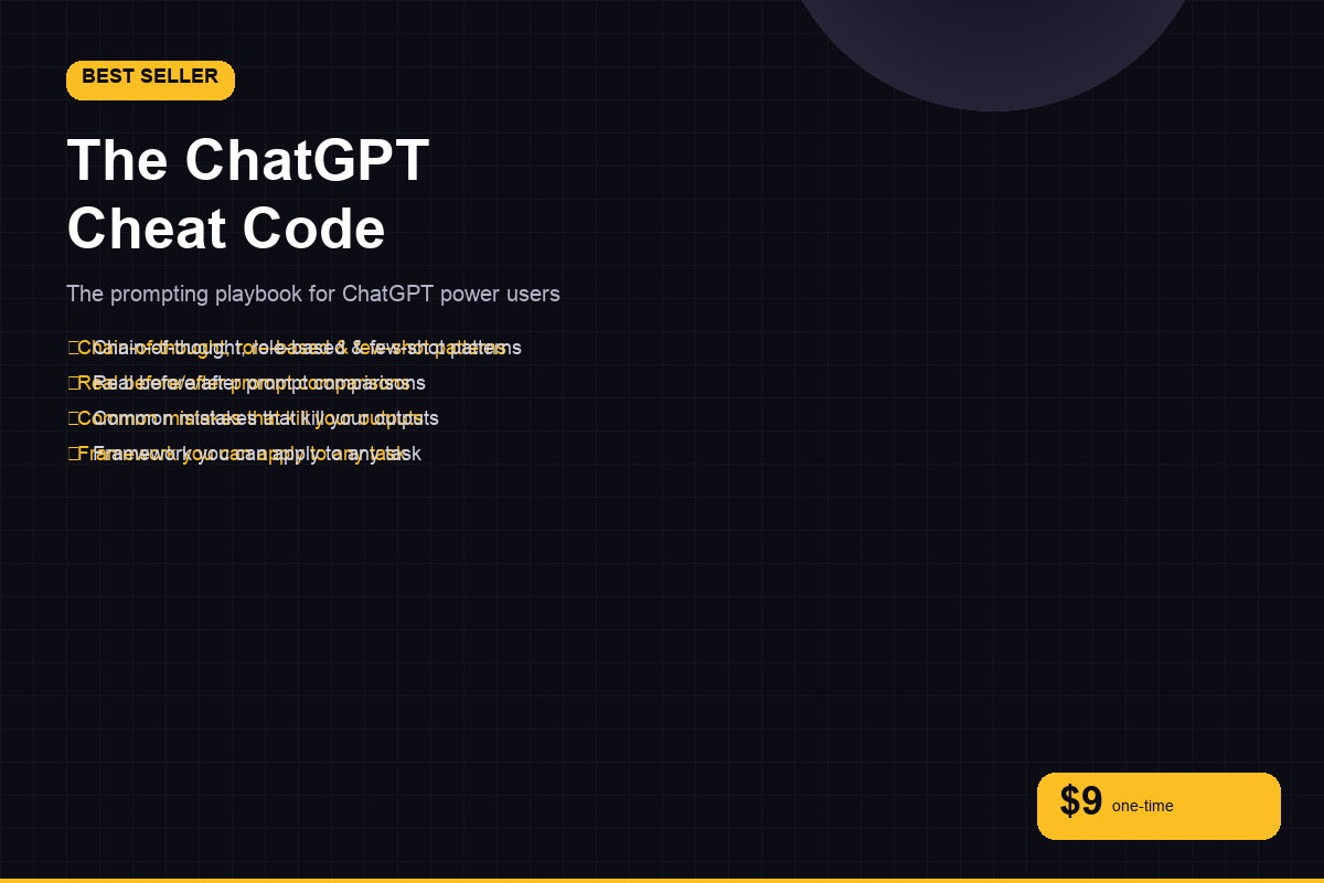 The ChatGPT Cheat Code