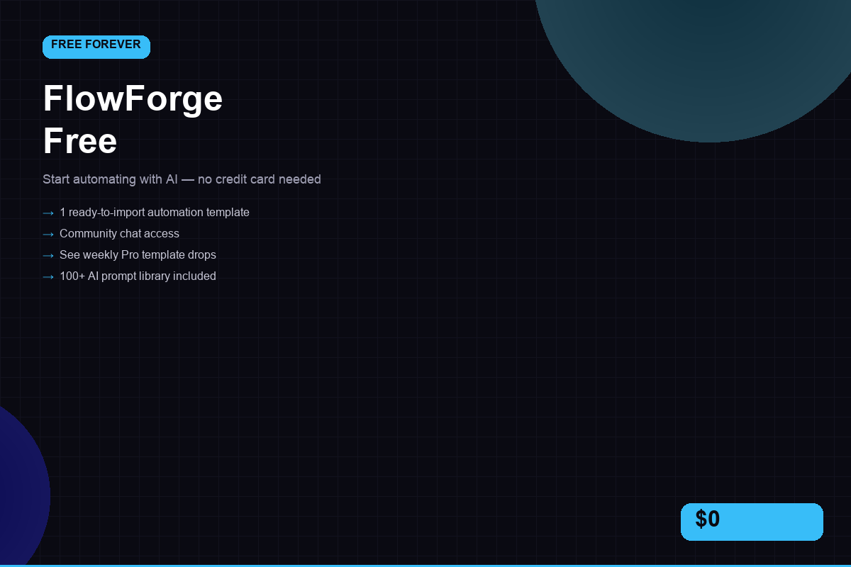 FlowForge Free — AI Automation Starter Kit