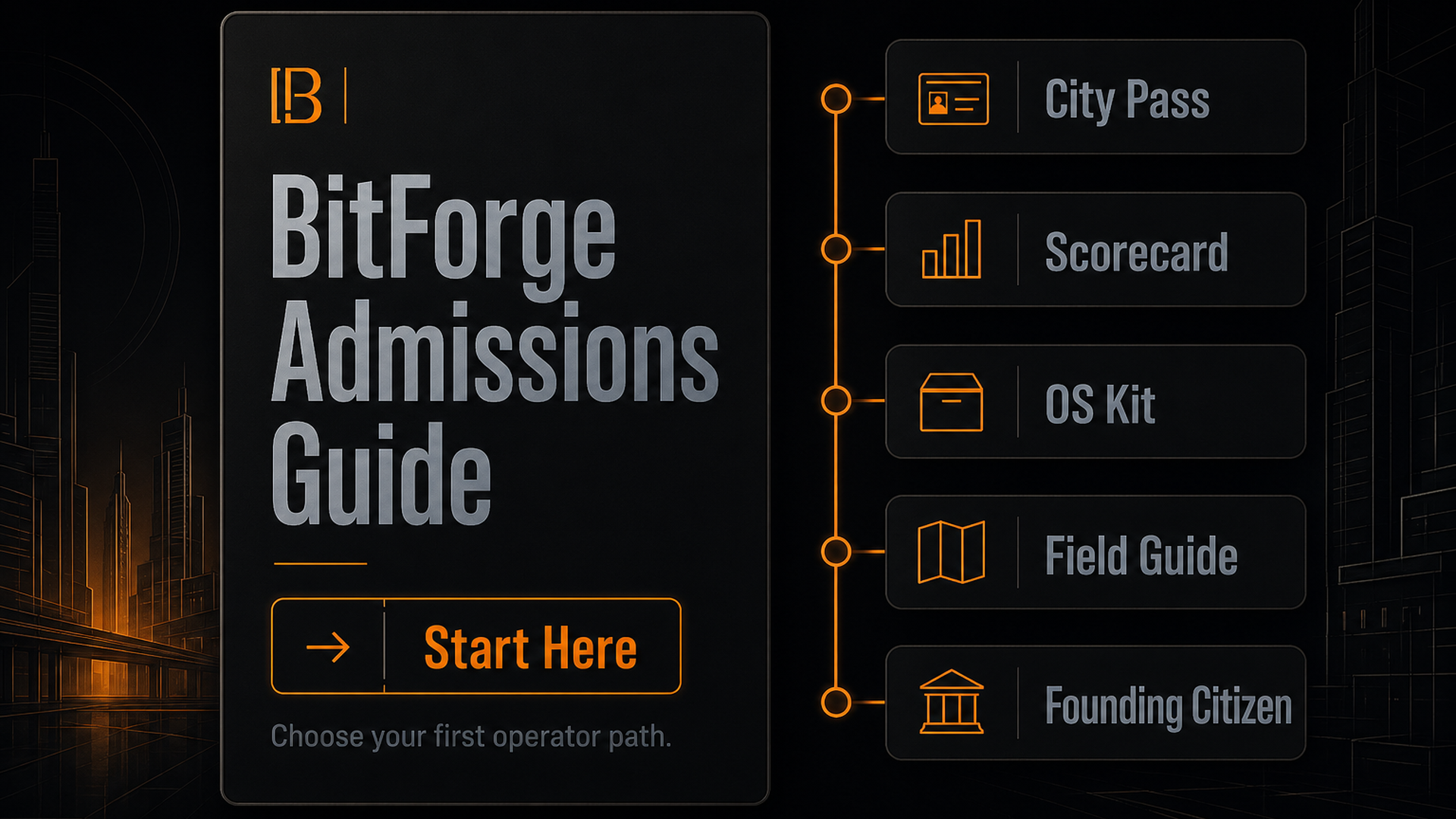 BitForge Admissions Guide