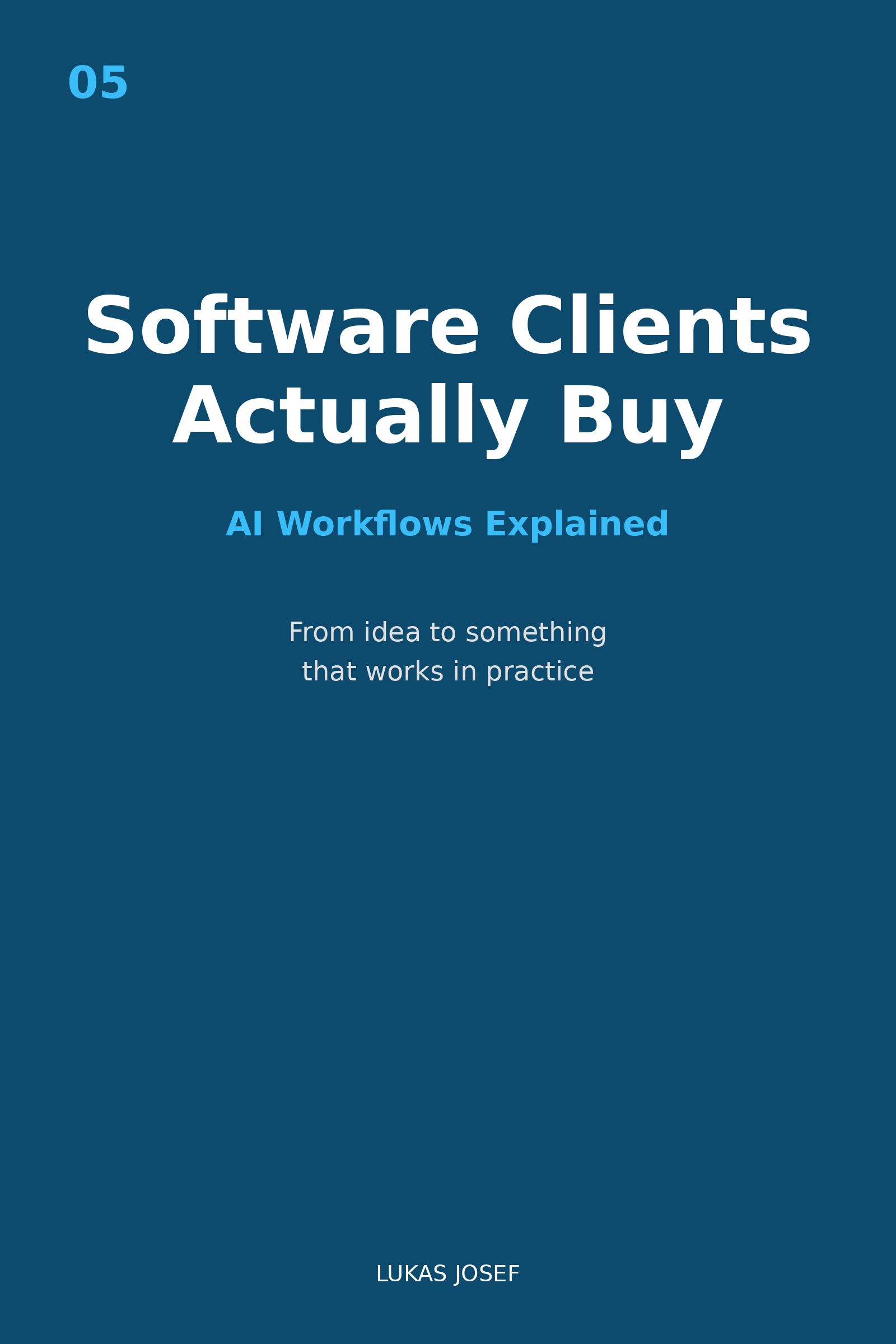Software Clients Actually Buy — My AI Workflows Explained