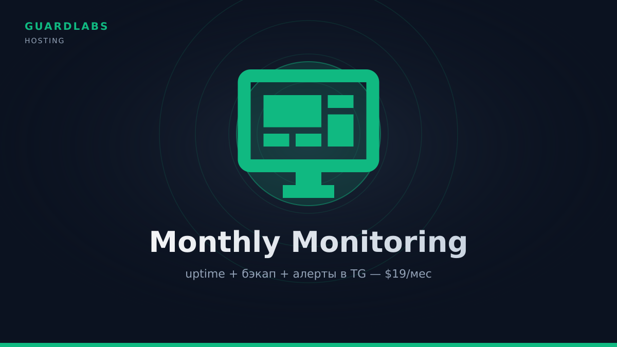 Monthly Monitoring