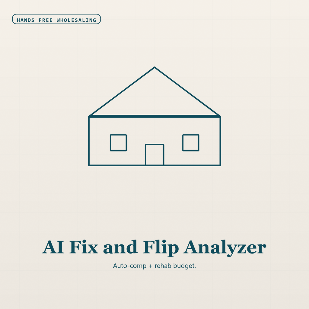 AI Fix and Flip Analyzer