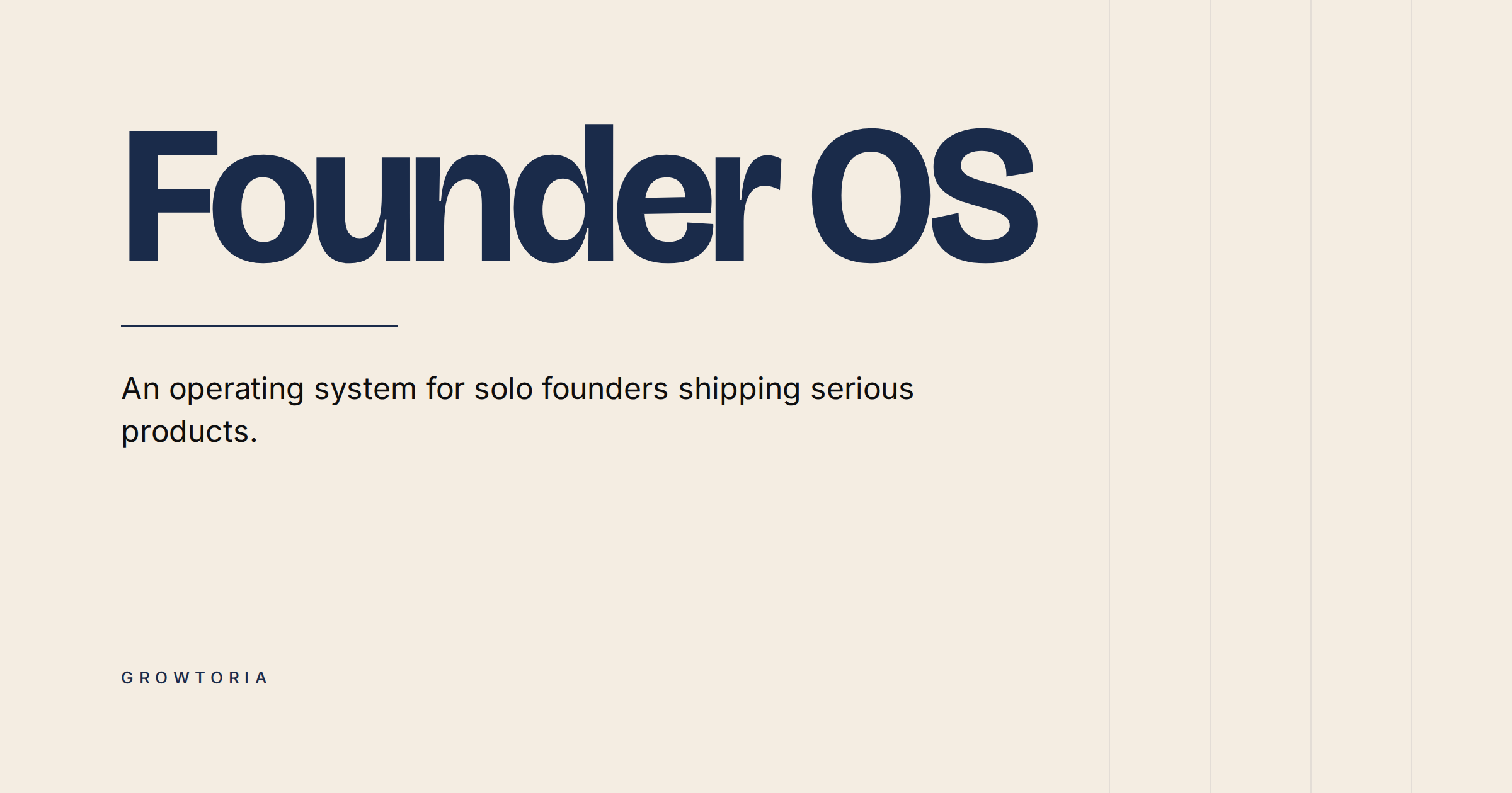 Founder OS — Notion Template