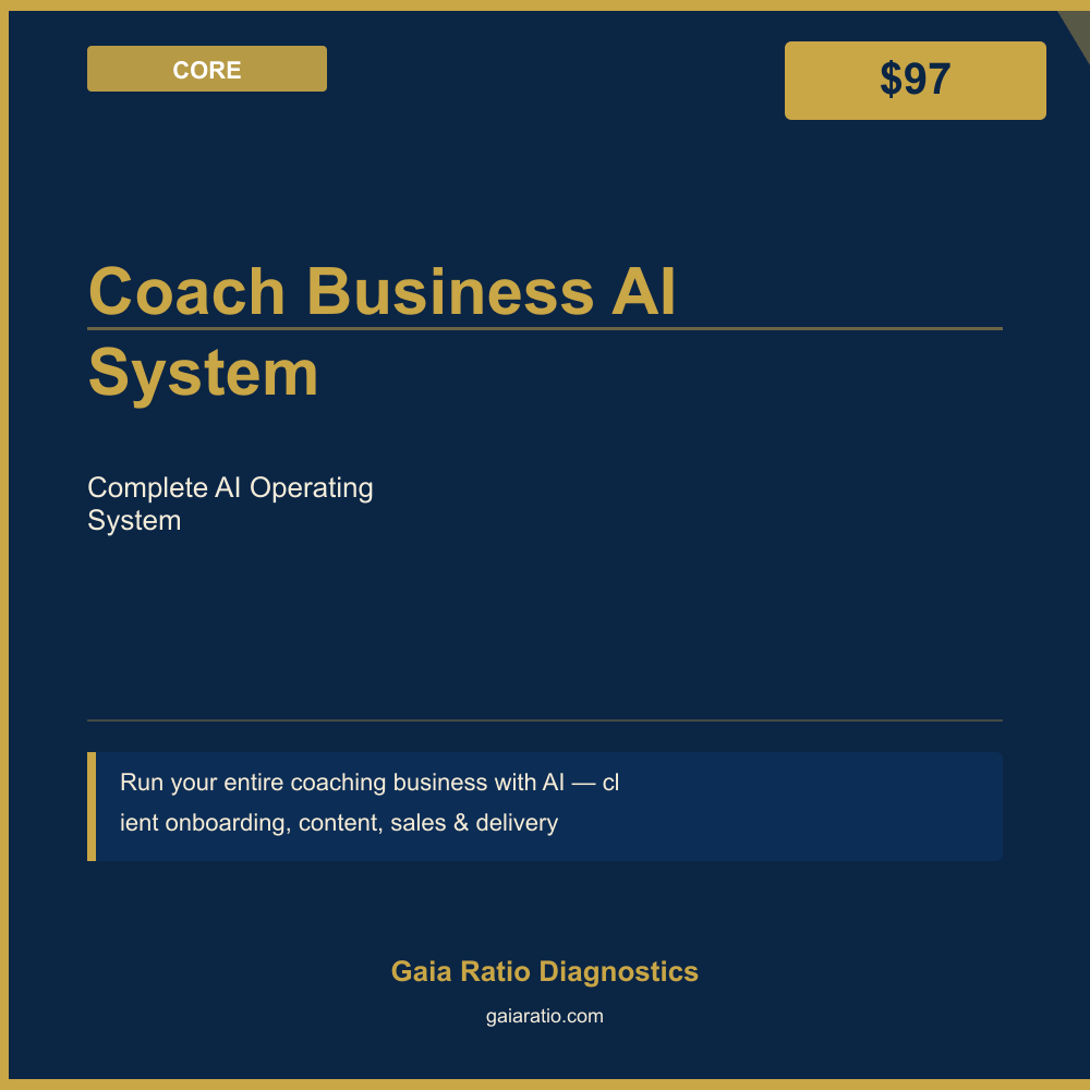 Coach Business AI System