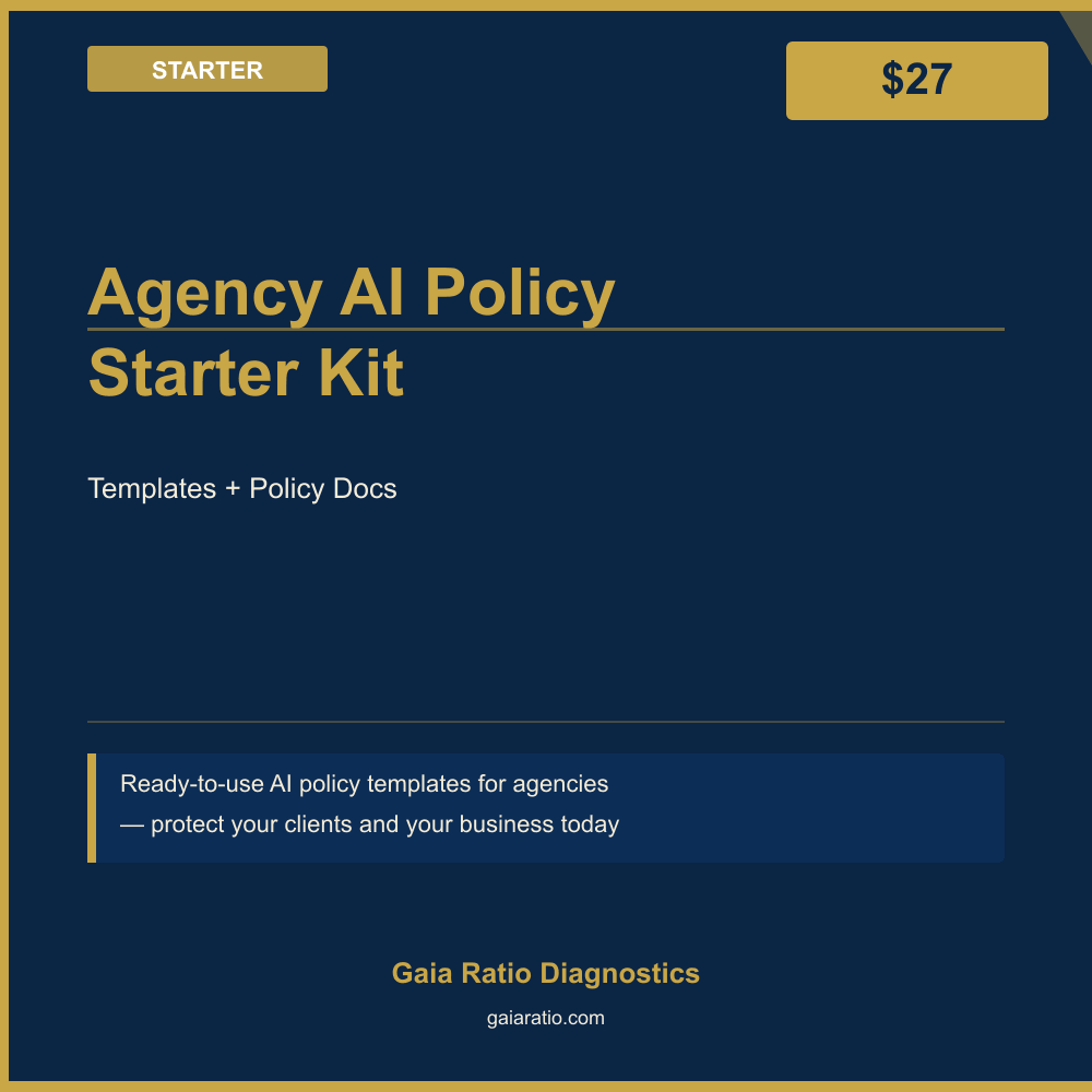 Agency AI Policy Starter Kit