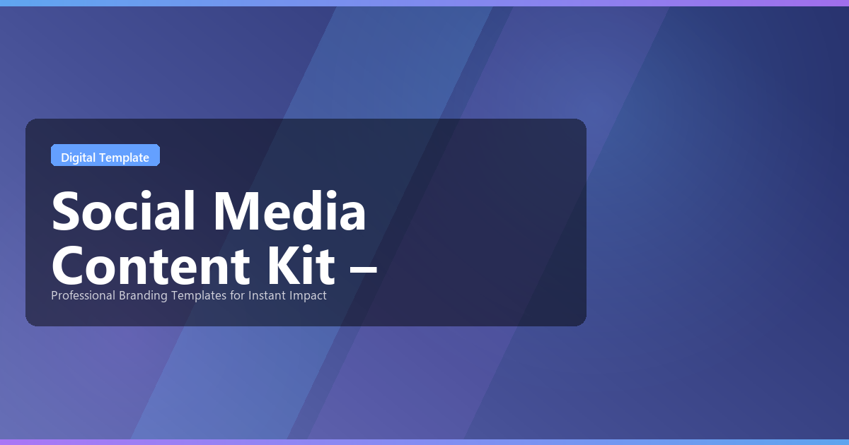 Make a Viral First Impression with Social Media Branding Templates