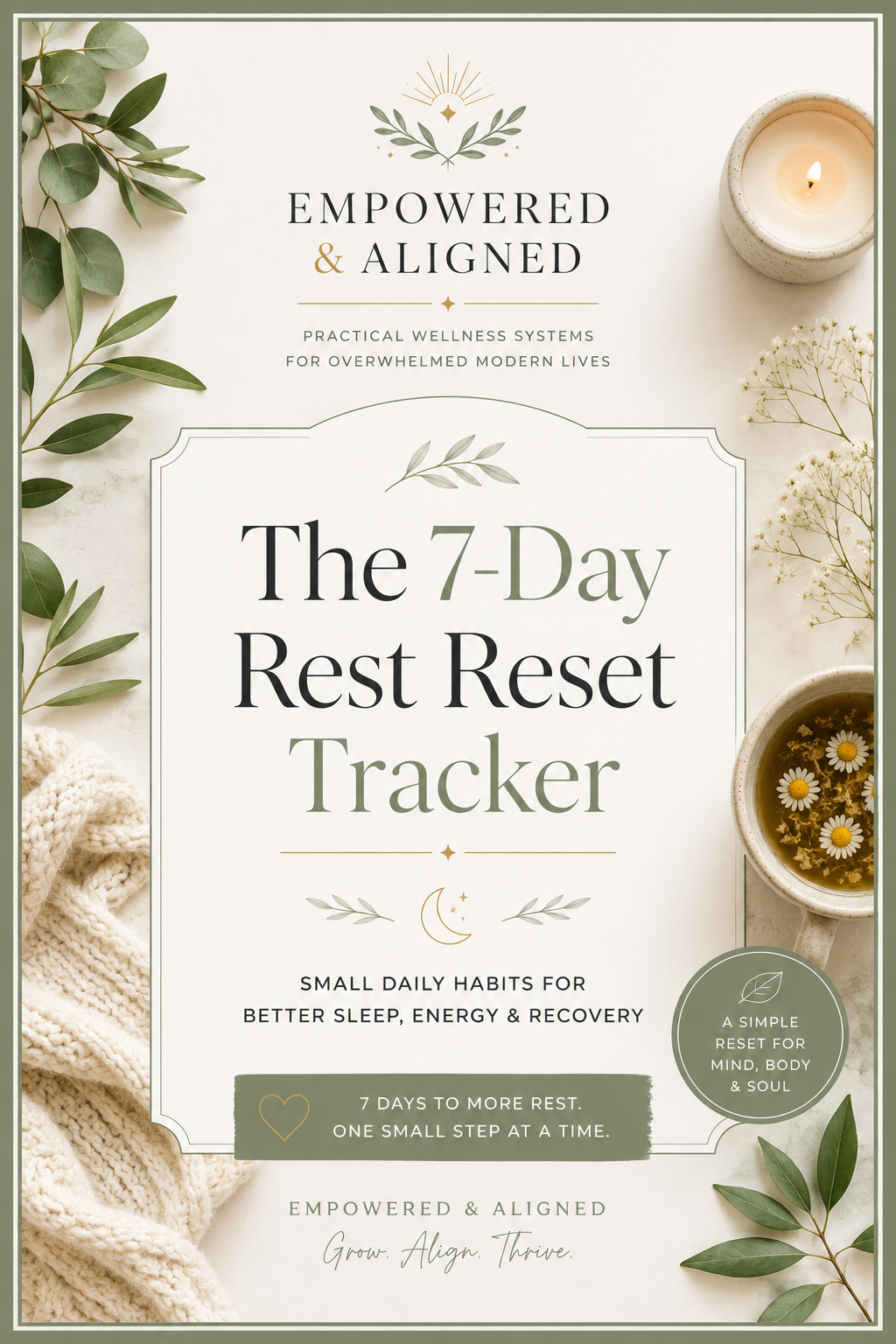 The 7-Day Rest Reset Tracker