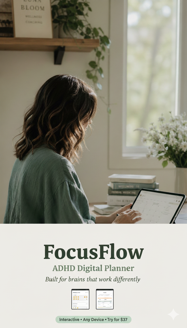FocusFlow ADHD Digital Planner
