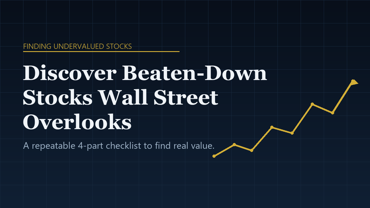 Find Undervalued Stocks