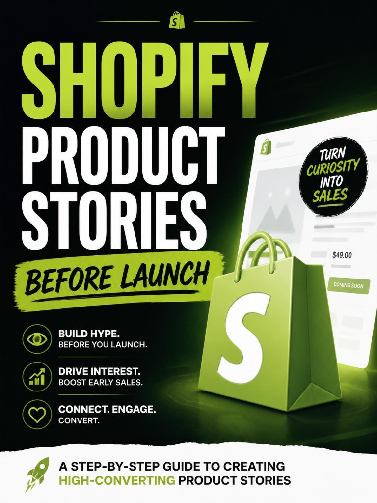 Shopify Product Stories Before Launch
