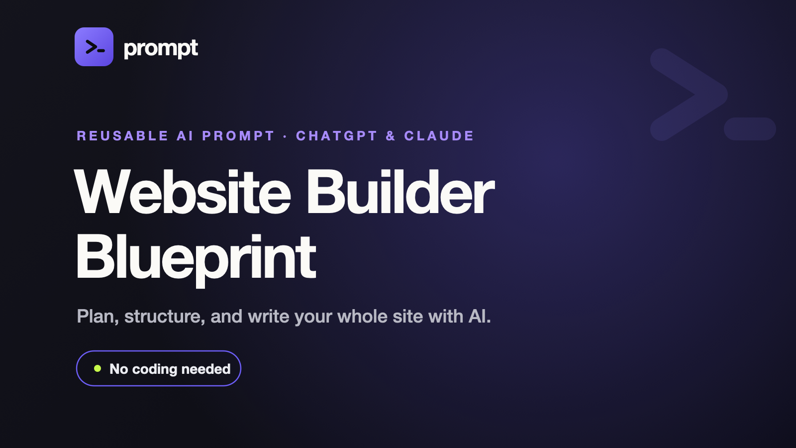 Website Builder Blueprint
