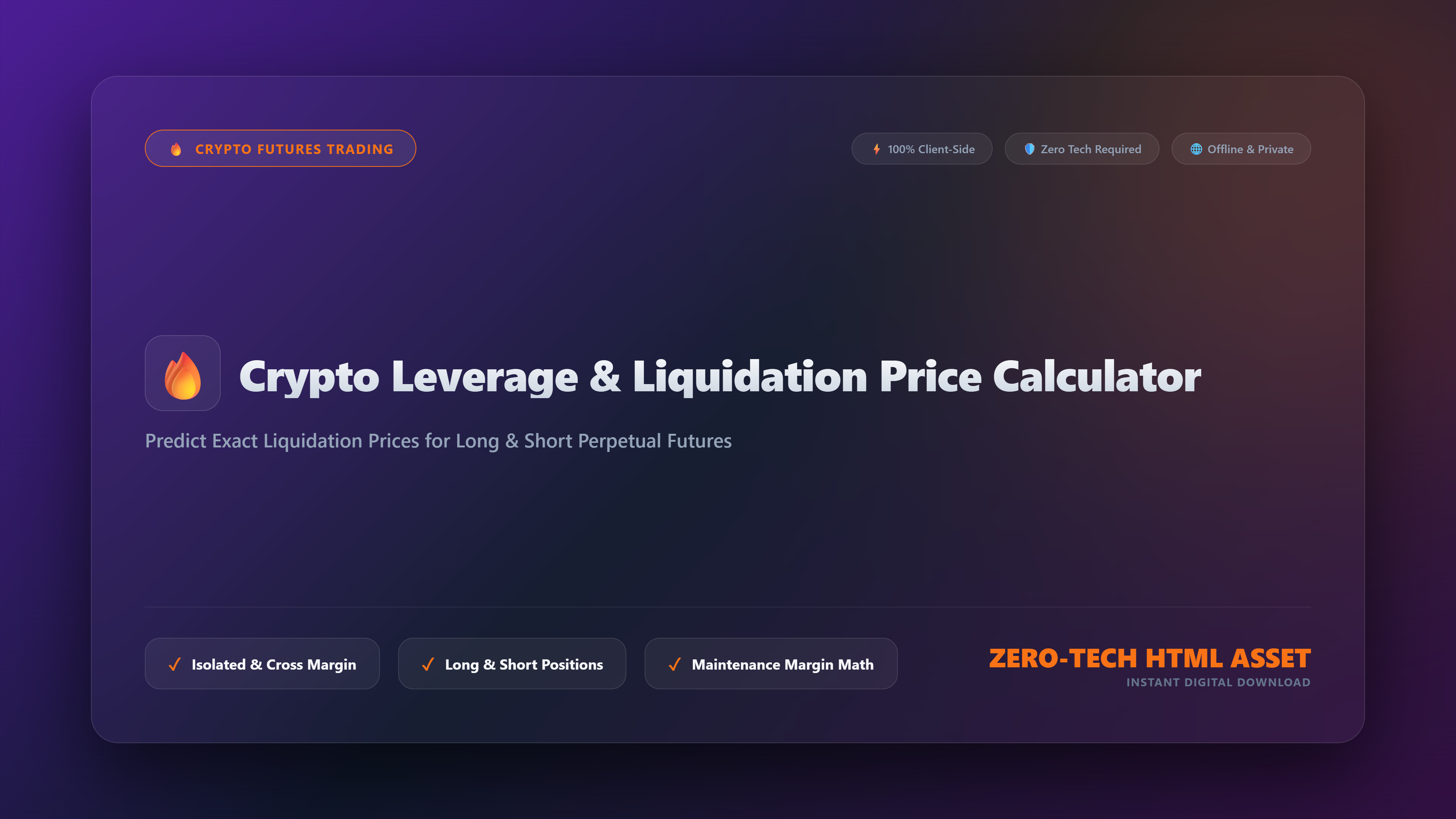 6. Crypto Leverage & Liquidation Price Calculator for Perpetual Futures