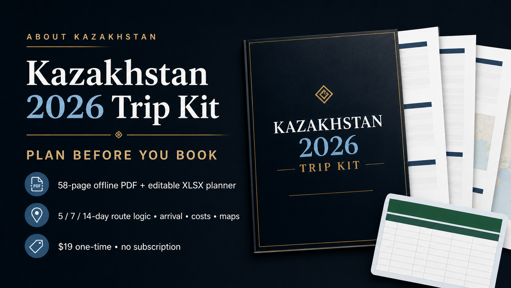 Kazakhstan 2026 Trip Kit