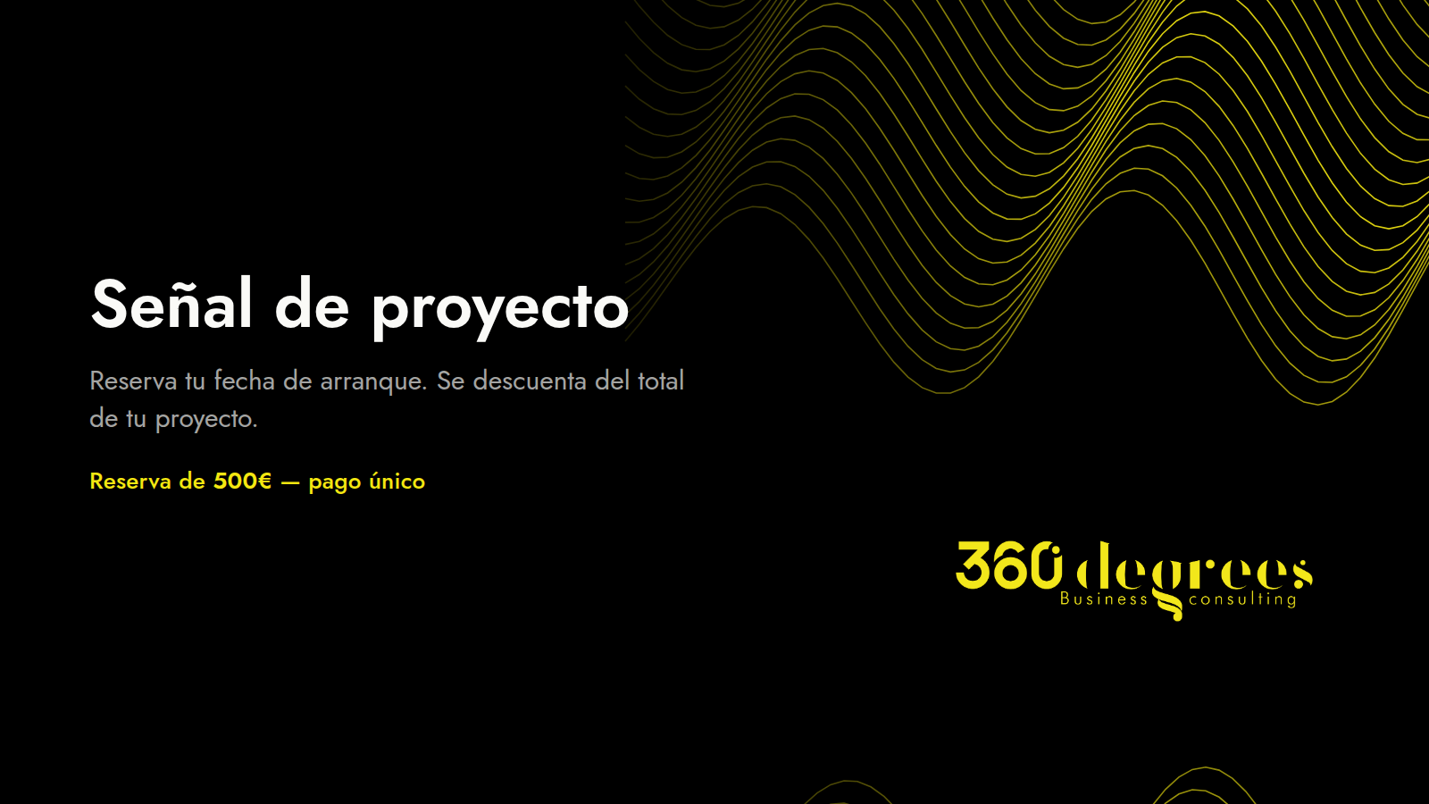Reserva para Trabajar con 360º