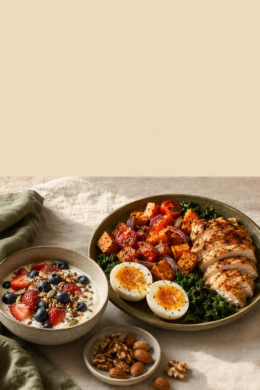 Hungry Adults Eating Protein-Rich Meals Without Feeling Deprived