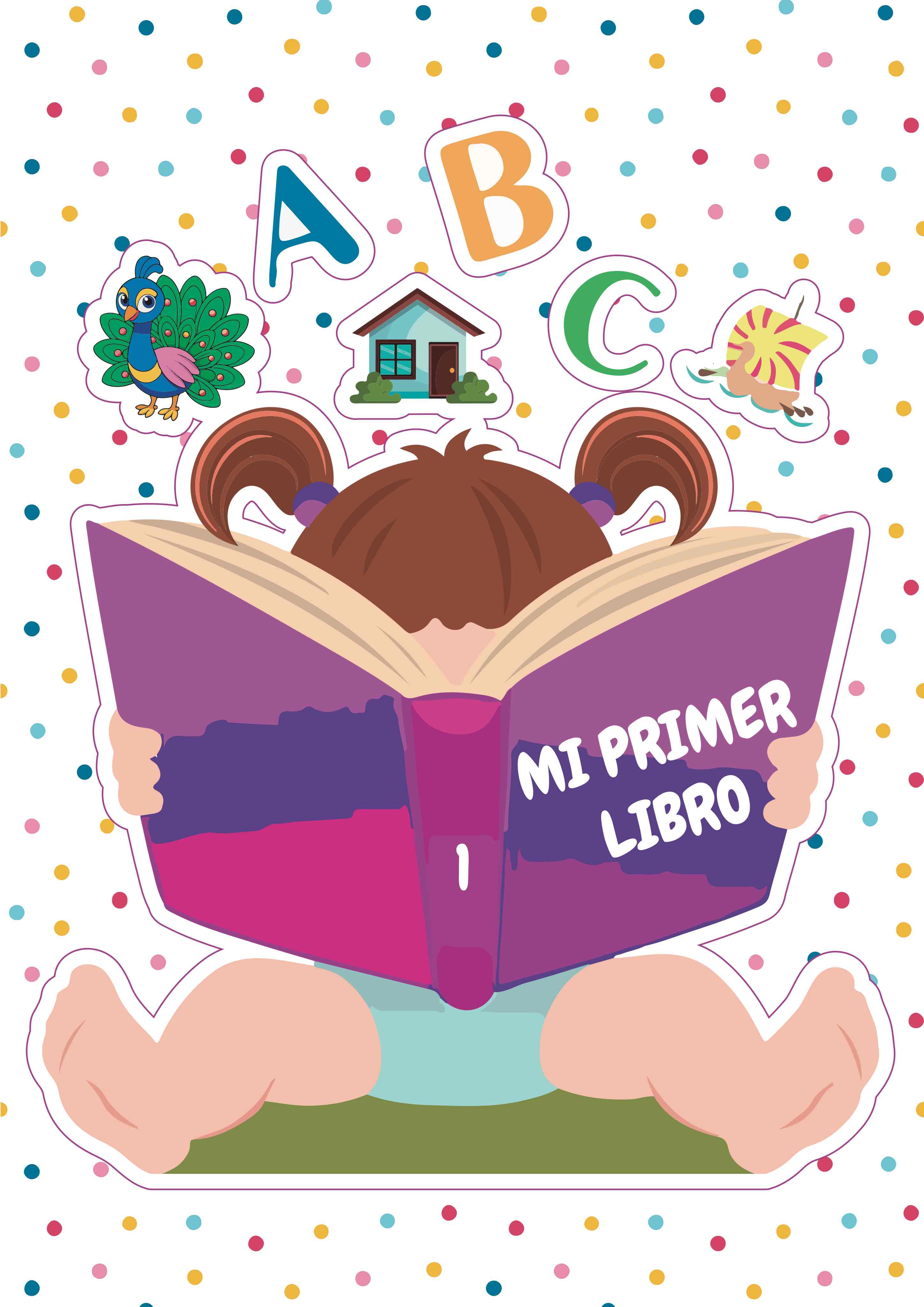 Mi Primer Libro (Niña) — Aprendizaje y Colorear