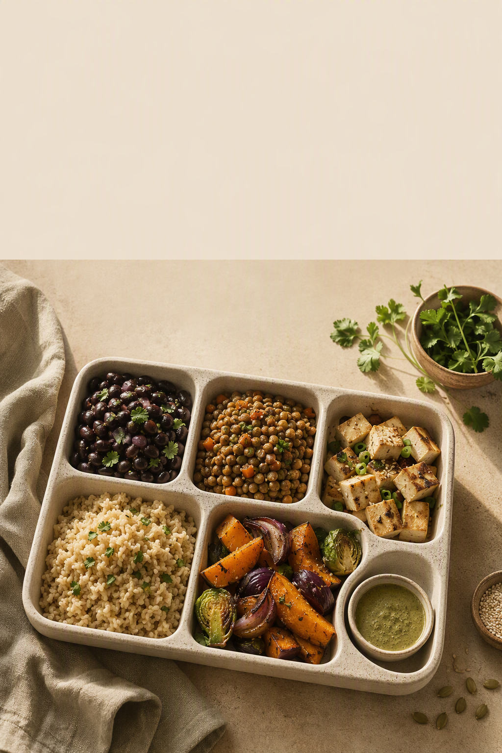 Five Filling Vegetarian Desk Lunches, One Stress-Free Sunday
