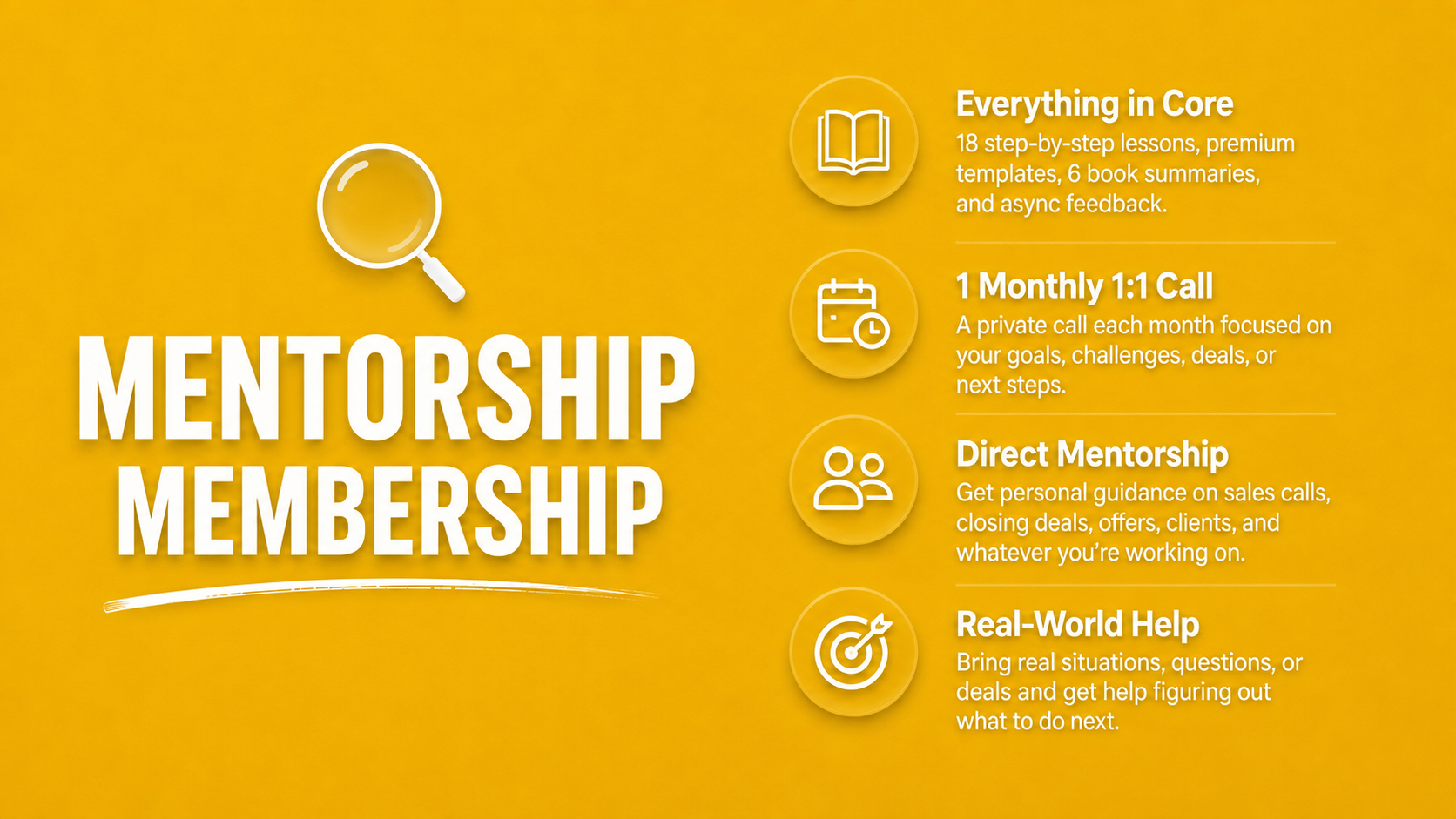 Marketing Masters Mentorship!