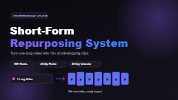 The Clip Machine: Short-Form Repurposing System