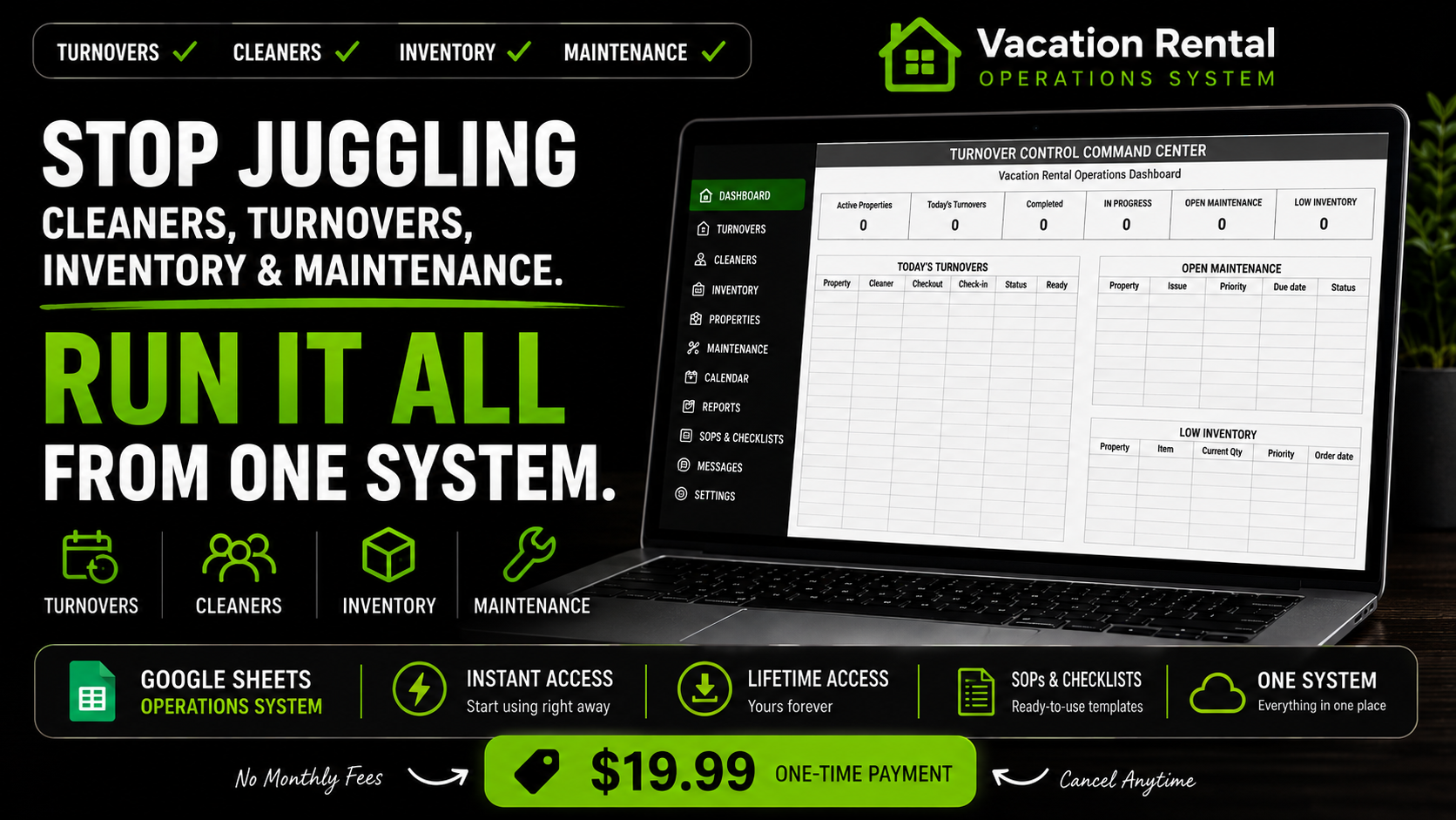 Airbnb Host Operations System | STR Management Dashboard