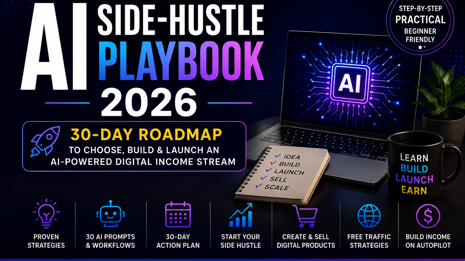 AI Side-Hustle Playbook 2026