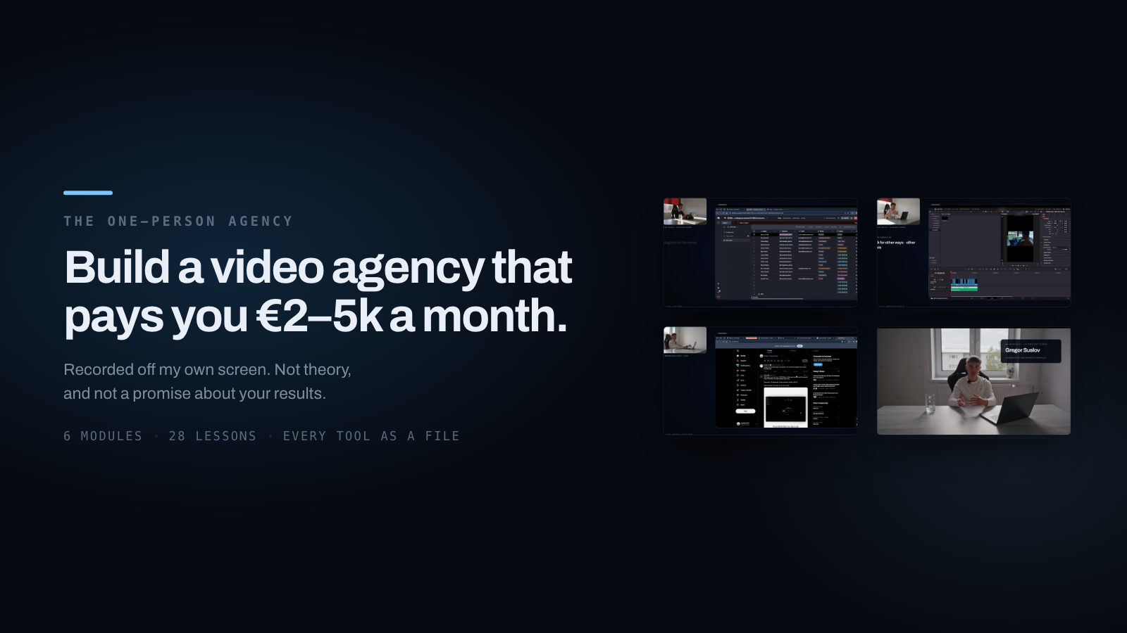 The One-Person Agency
