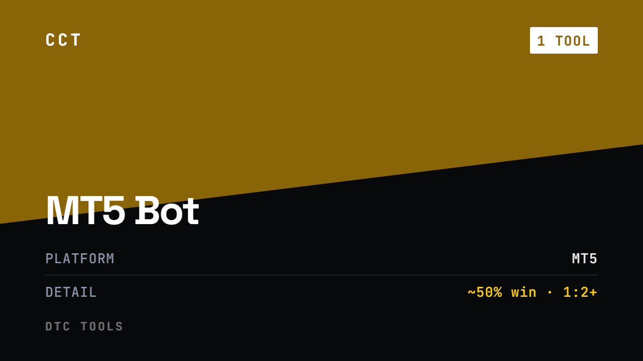 8. CCT MT5 Trading Bot