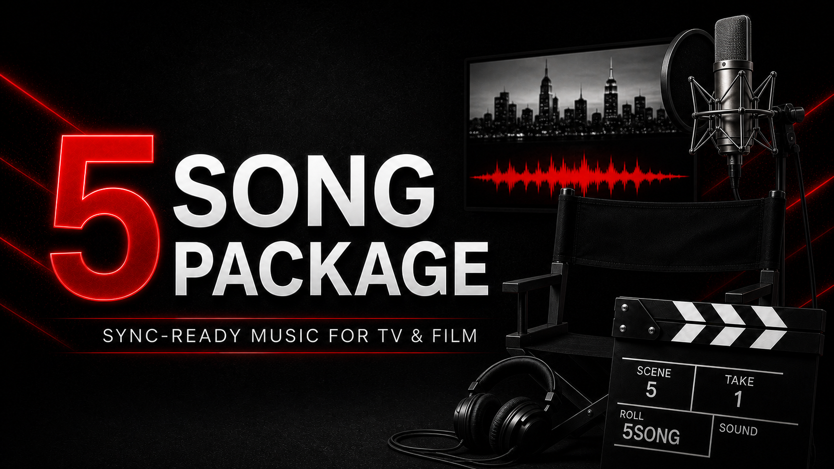 6 Figure Sync Pro’s | 5 Song Package