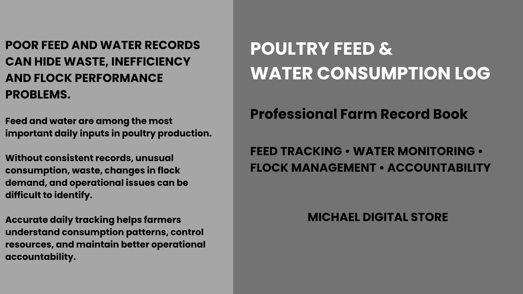 POULTRY FEED & WATER CONSUMPTION LOG