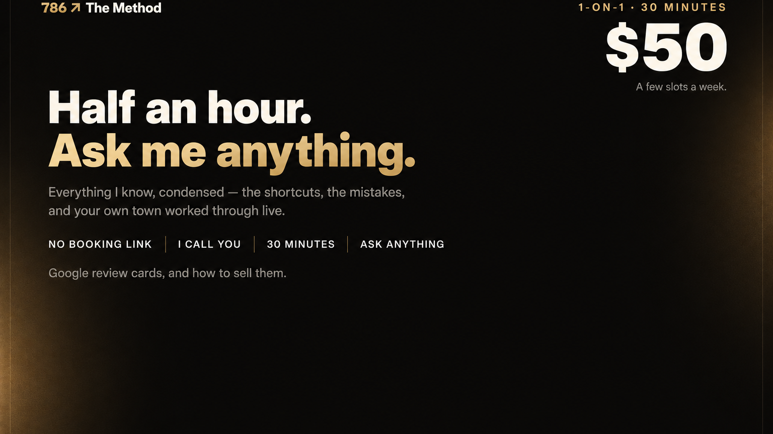 30 Min Strategy Call