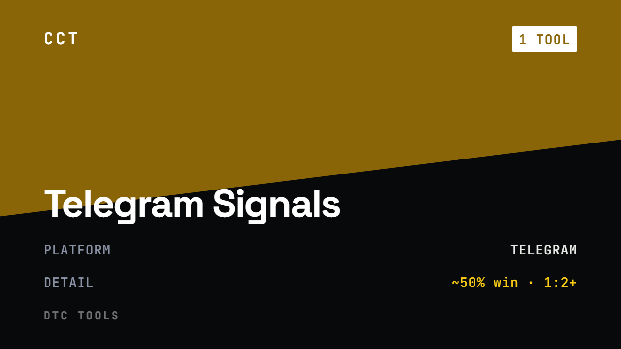 7. CCT Telegram Signals Group