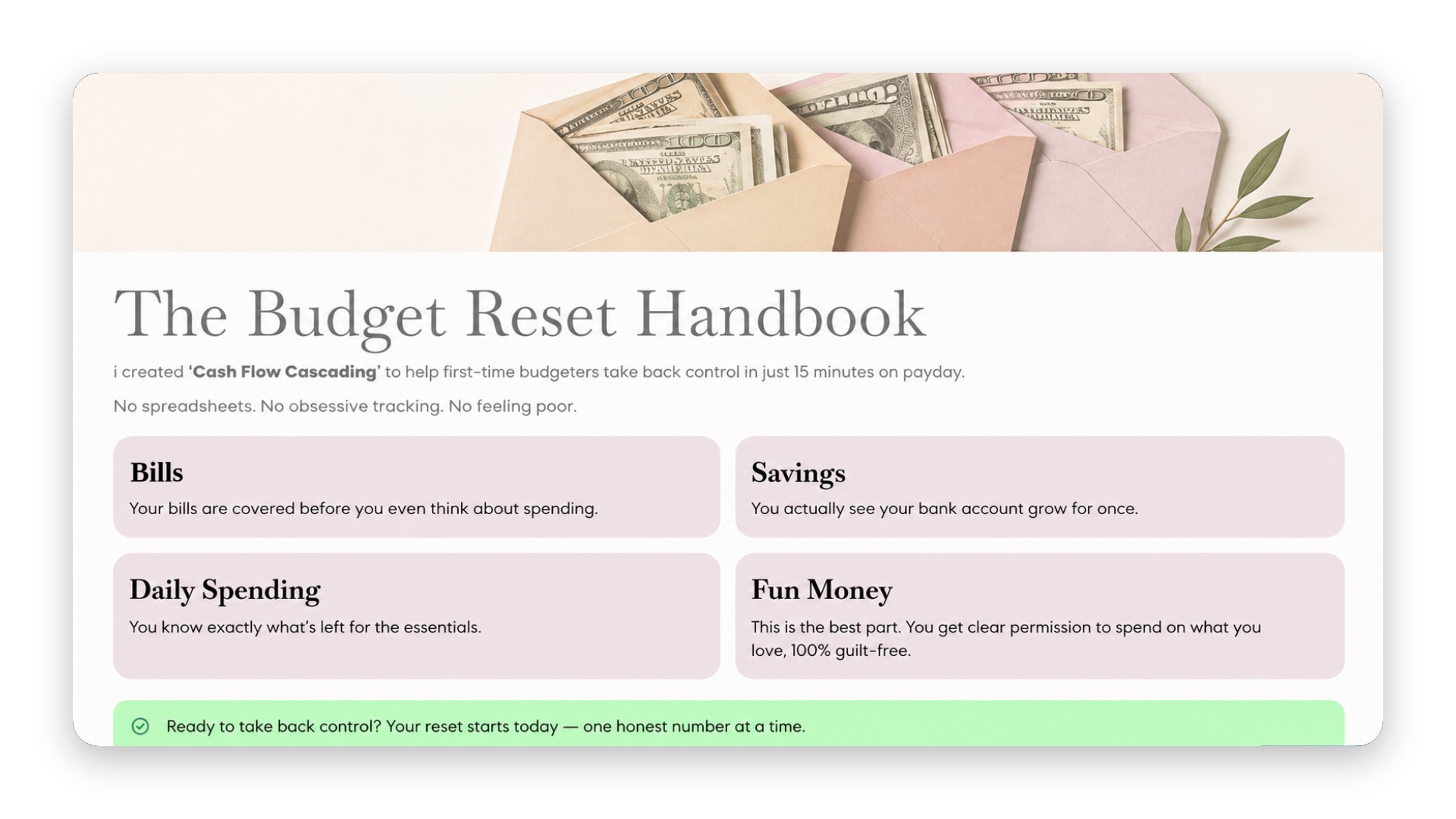 The Budget Reset Handbook