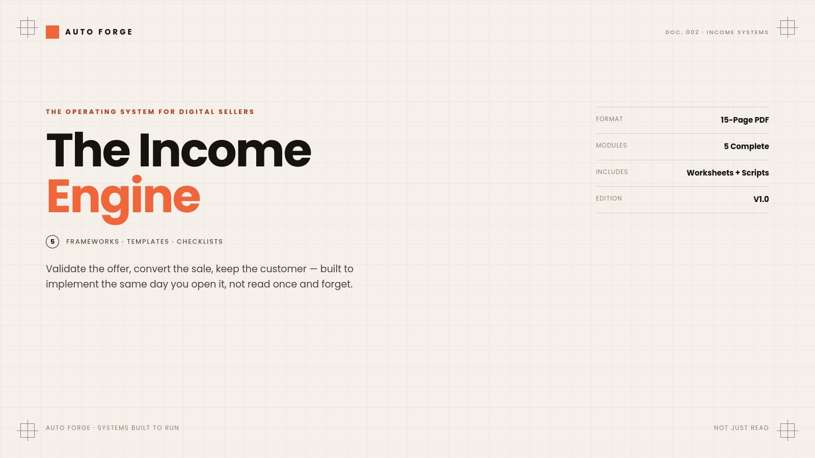The Income Engine