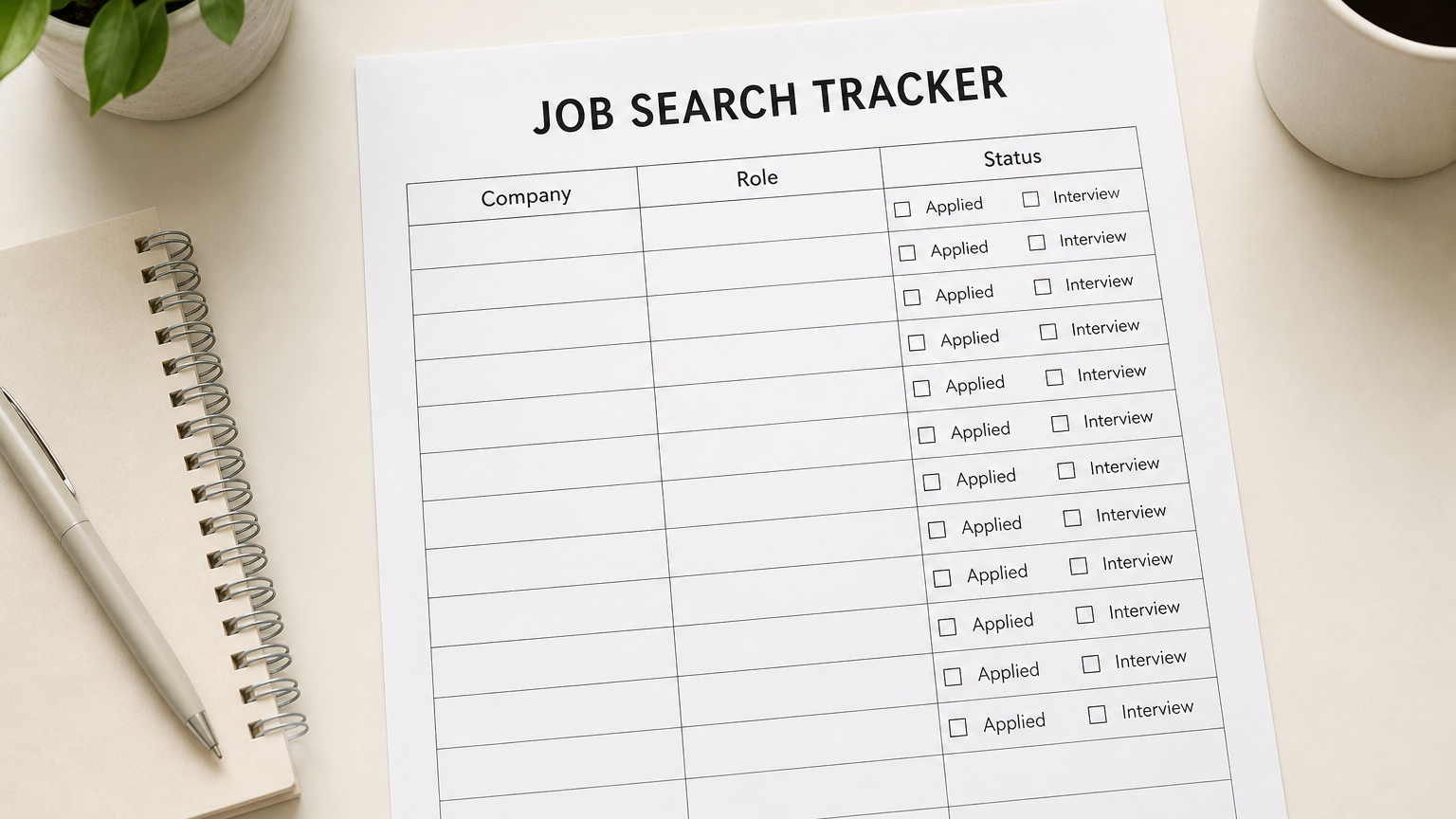 Job Search Tracker