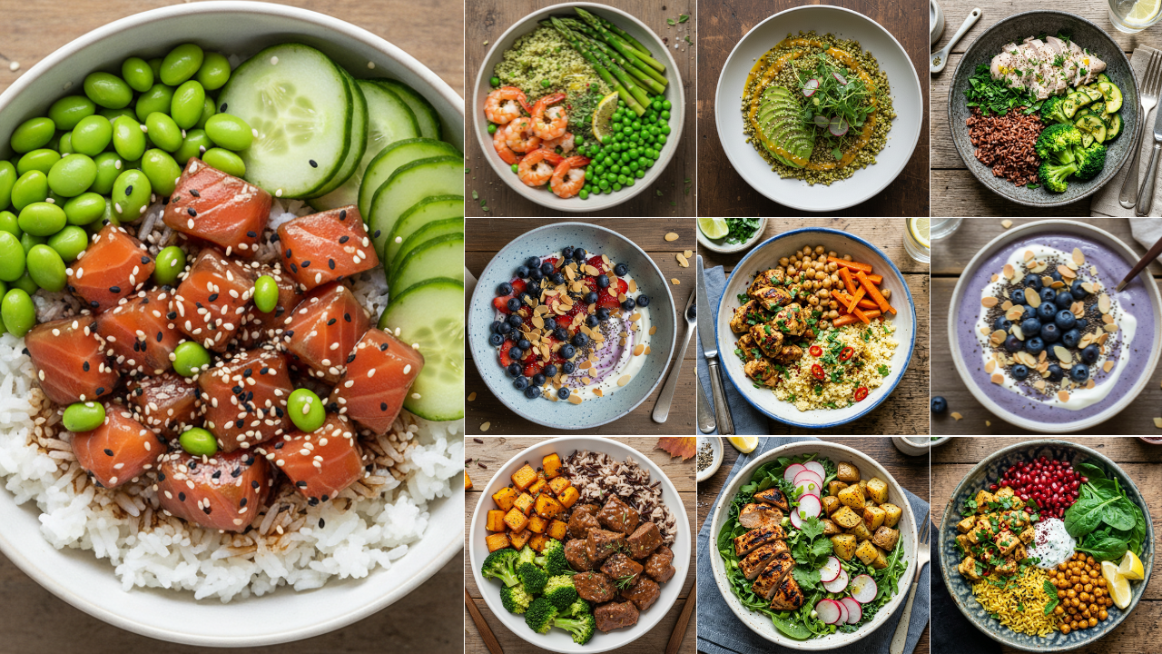 Cookbook: 100 High-Protein Bowls at 500 Calories