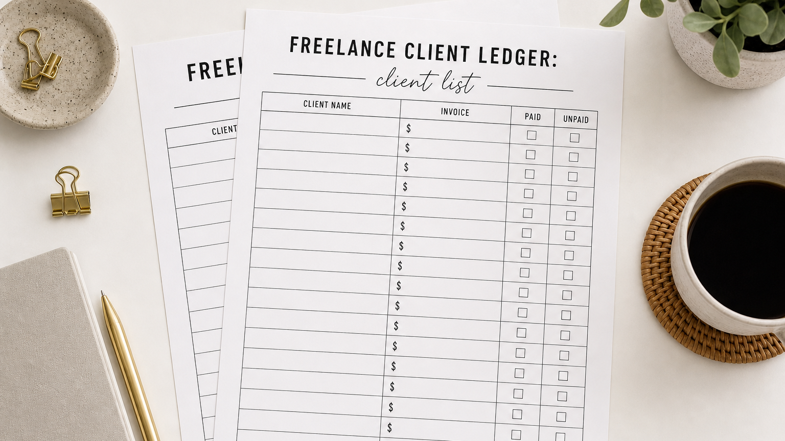 Freelance Client Ledger