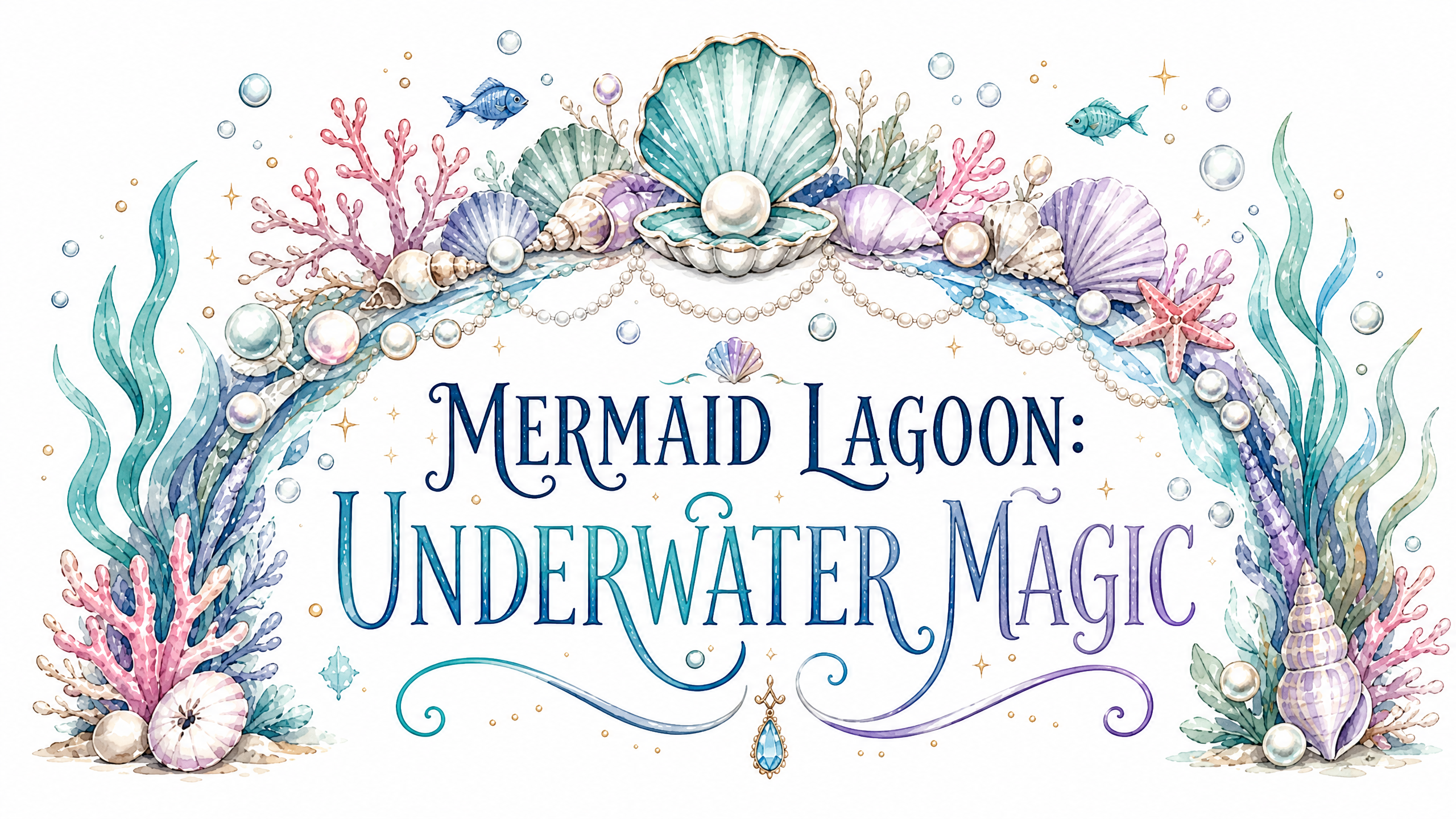 Mermaid Lagoon: Underwater Magic — Printable Journal & Craft Kit