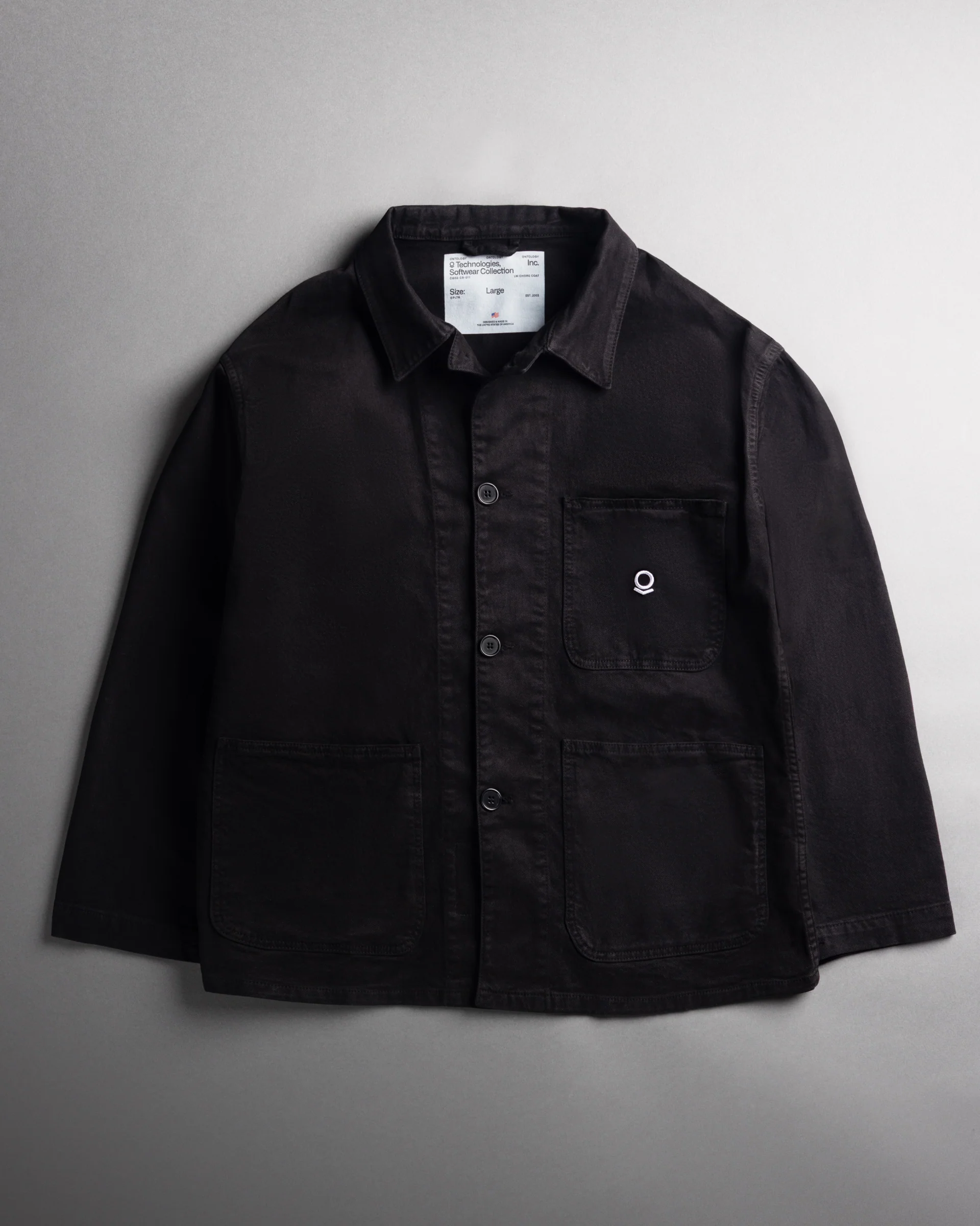 Lightweight Chore Coat Black F&F