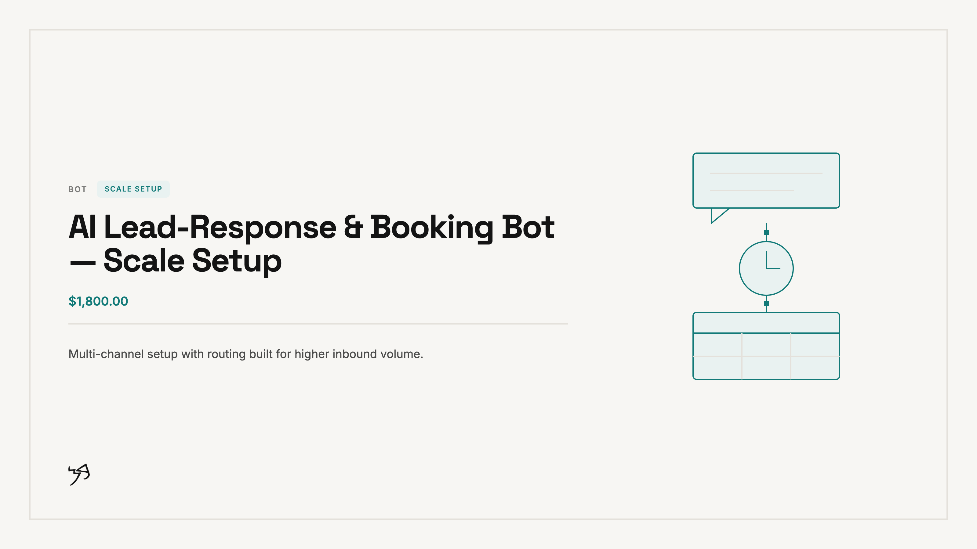 AI Lead-Response & Booking Bot — Scale Setup