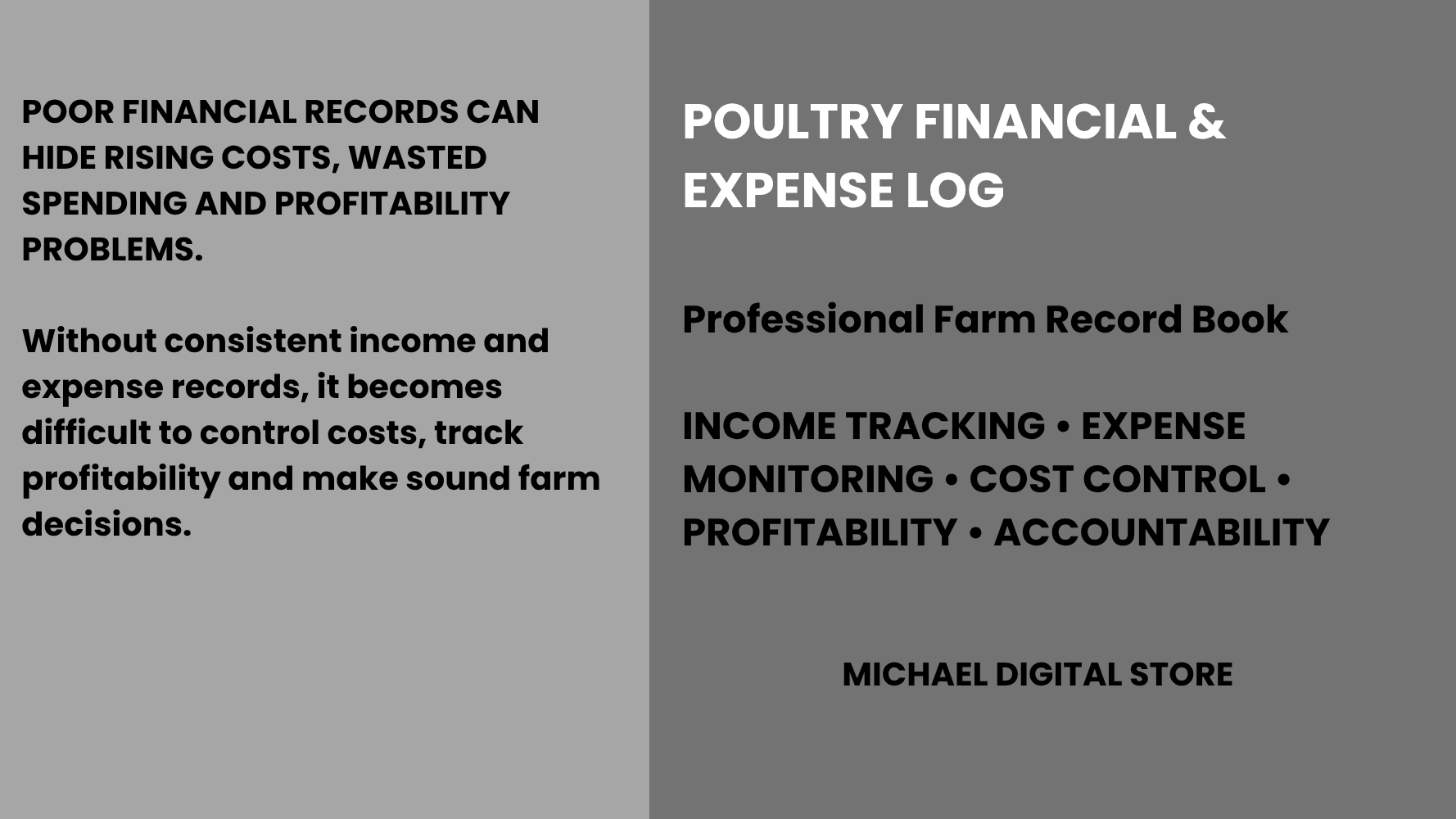 POULTRY FINANCIAL & EXPENSE LOG