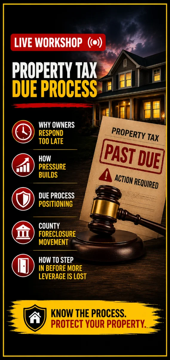 PROPERTY TAX DUE PROCESS LIVE WORKSHOP