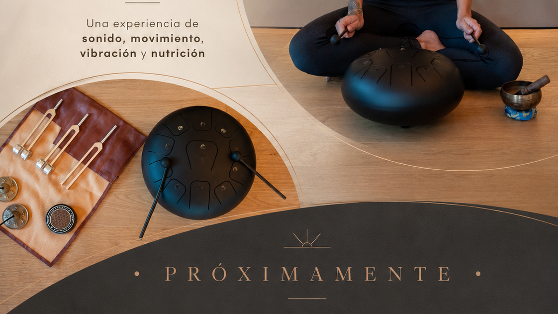 Experiencia 29 Agosto Sound Healing Curated by ĒLAI & Sauna Space. 