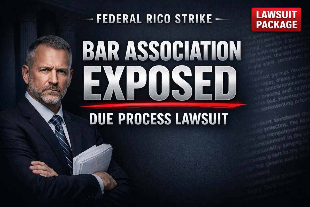 BAR ASSOCIATION FEDERAL RICO LAWSUIT PACKAGE